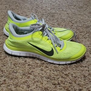 Nike free run 3.0 running shoes size 8